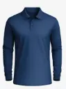 Camiseta Polo Azul manga larga - Lm