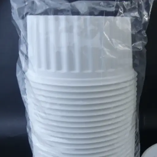 [888888] Tarrina de 1 litro unicolor blanca-ZODIPLAST